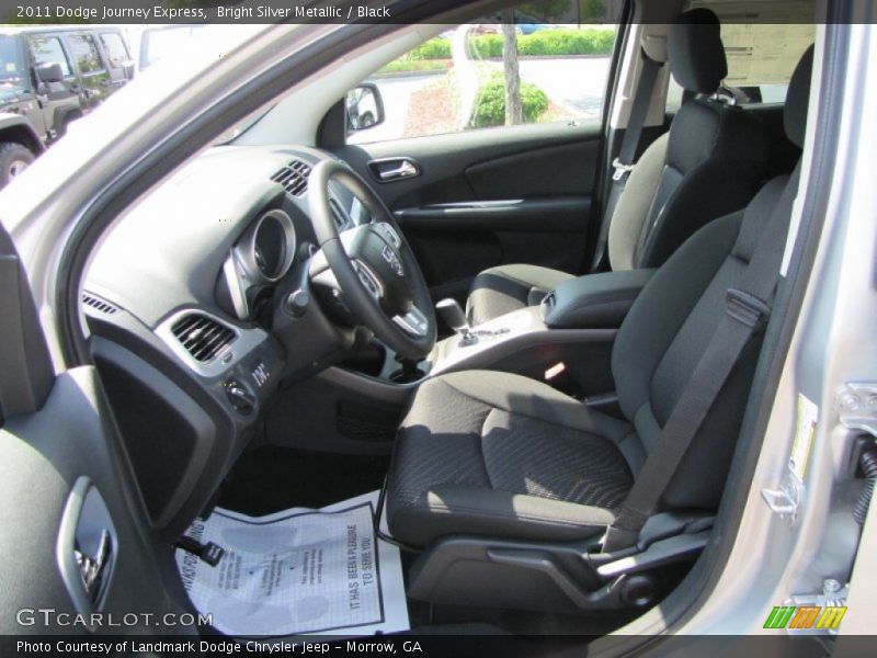 Bright Silver Metallic / Black 2011 Dodge Journey Express