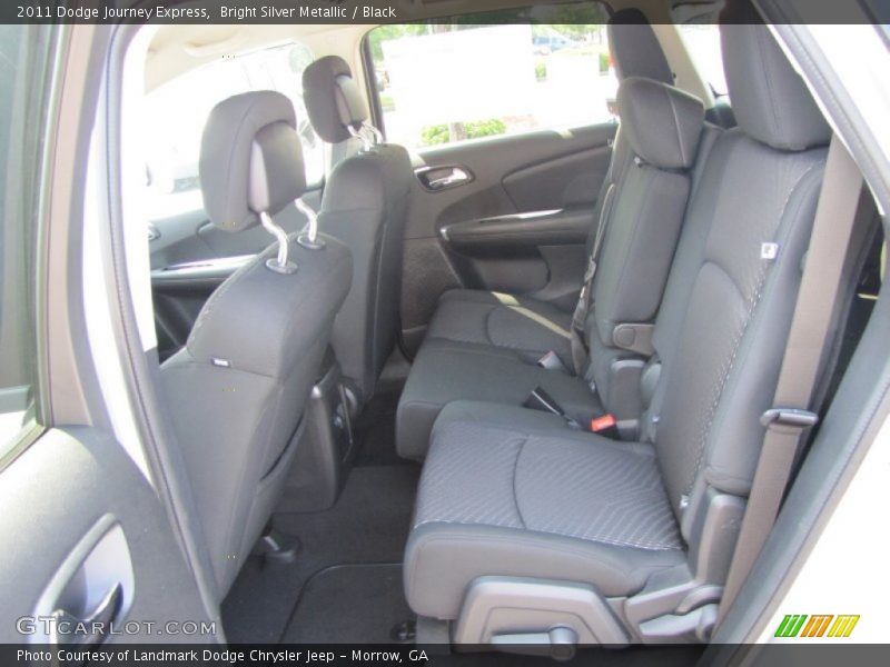 Bright Silver Metallic / Black 2011 Dodge Journey Express