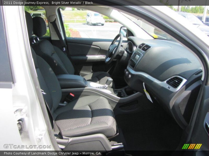 Bright Silver Metallic / Black 2011 Dodge Journey Express