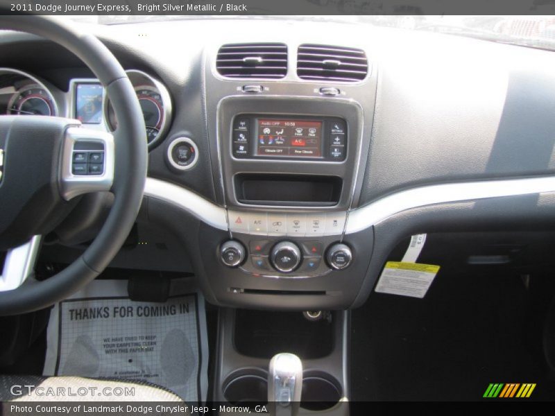 Bright Silver Metallic / Black 2011 Dodge Journey Express