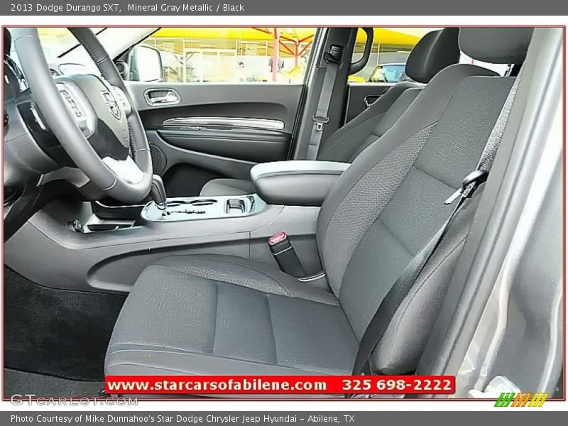 Mineral Gray Metallic / Black 2013 Dodge Durango SXT