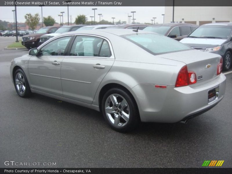 Silverstone Metallic / Titanium Gray 2008 Chevrolet Malibu LT Sedan