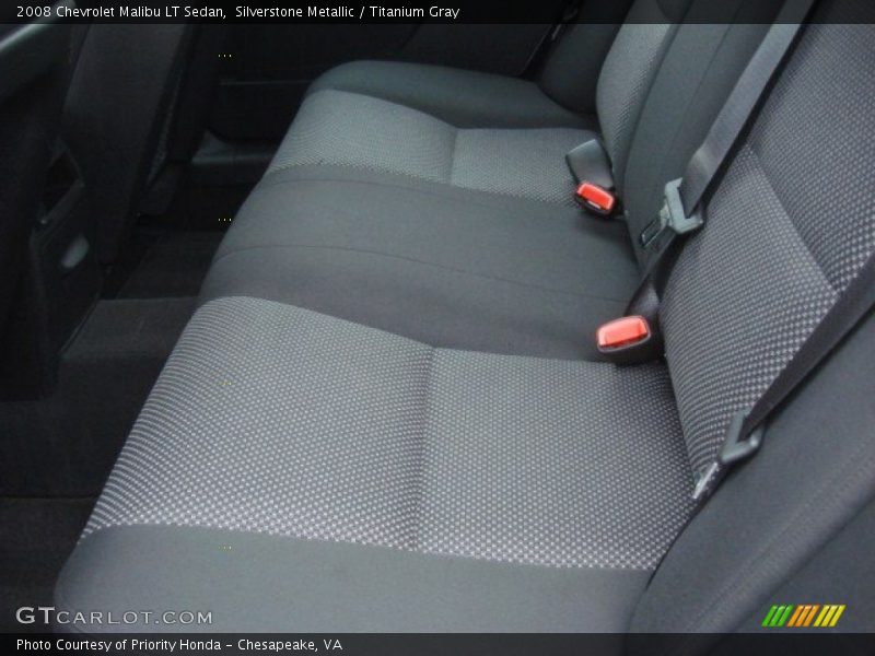 Silverstone Metallic / Titanium Gray 2008 Chevrolet Malibu LT Sedan