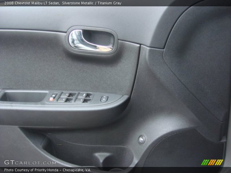 Silverstone Metallic / Titanium Gray 2008 Chevrolet Malibu LT Sedan