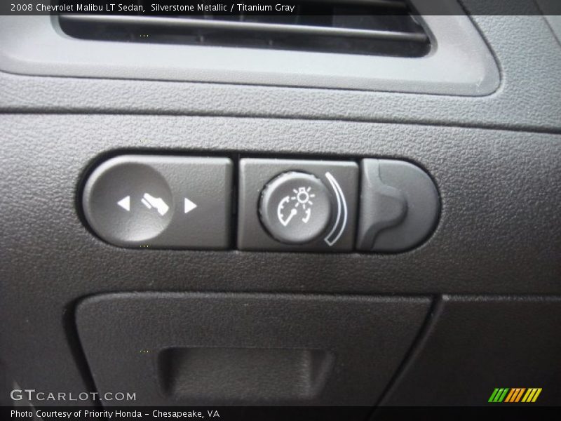 Silverstone Metallic / Titanium Gray 2008 Chevrolet Malibu LT Sedan