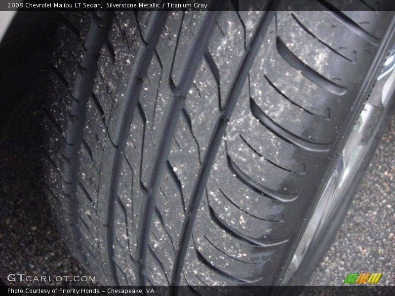 Silverstone Metallic / Titanium Gray 2008 Chevrolet Malibu LT Sedan