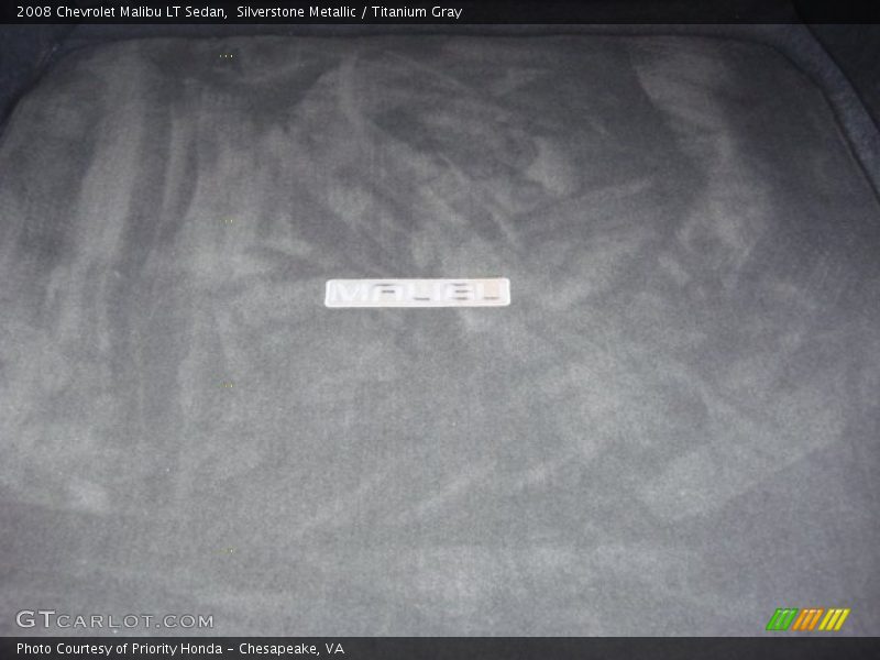 Silverstone Metallic / Titanium Gray 2008 Chevrolet Malibu LT Sedan