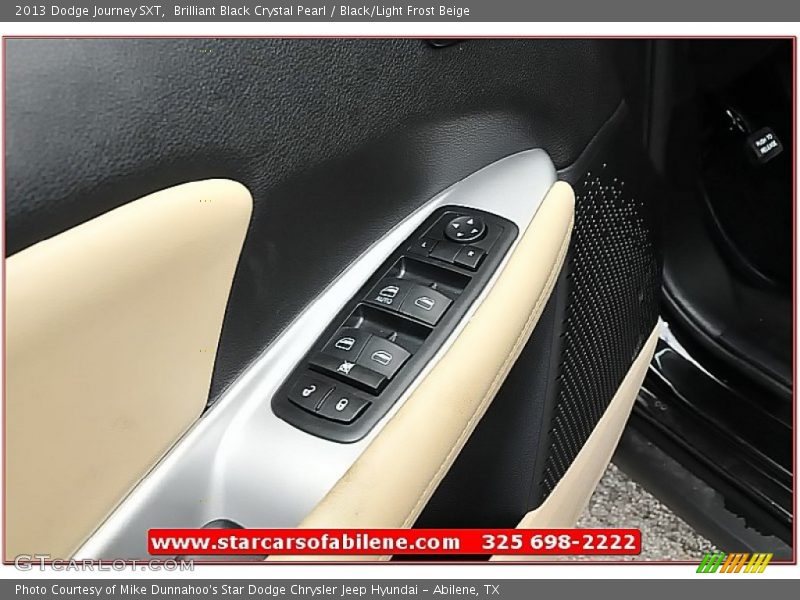 Brilliant Black Crystal Pearl / Black/Light Frost Beige 2013 Dodge Journey SXT