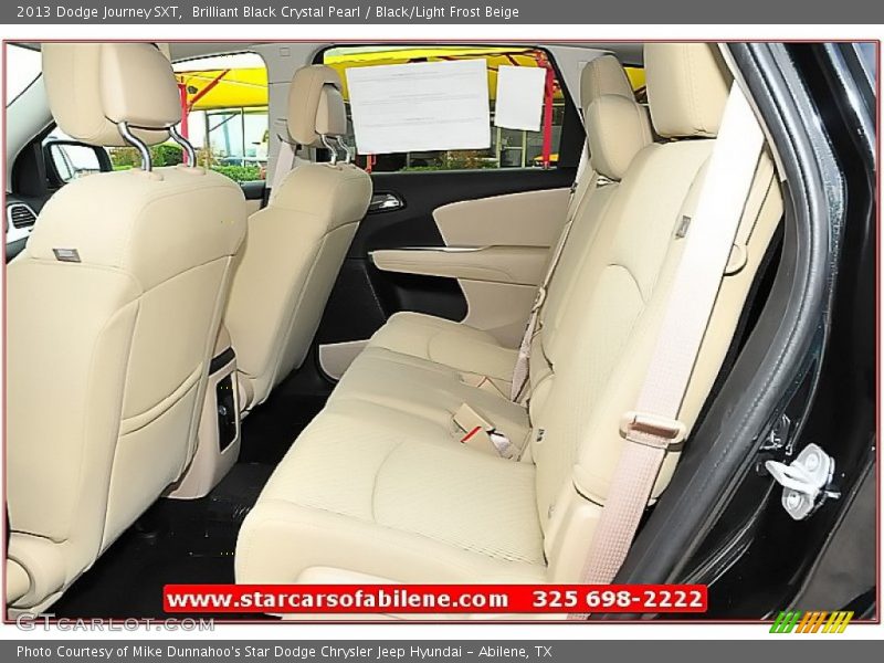Brilliant Black Crystal Pearl / Black/Light Frost Beige 2013 Dodge Journey SXT