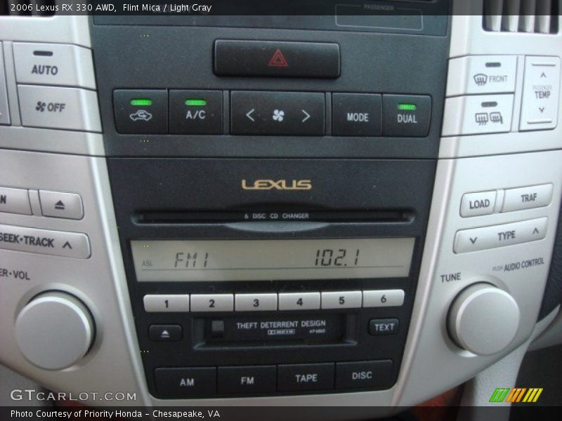 Flint Mica / Light Gray 2006 Lexus RX 330 AWD
