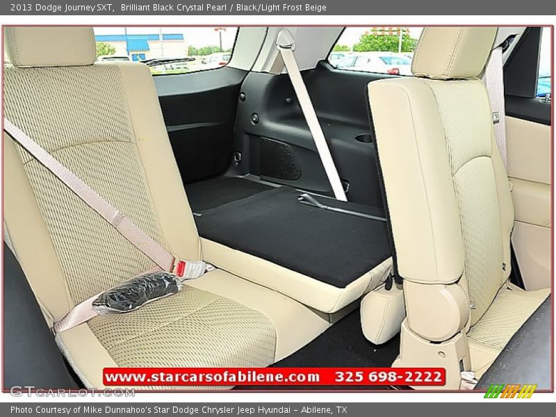 Brilliant Black Crystal Pearl / Black/Light Frost Beige 2013 Dodge Journey SXT