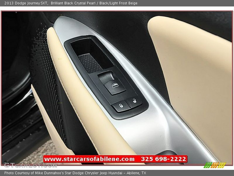 Brilliant Black Crystal Pearl / Black/Light Frost Beige 2013 Dodge Journey SXT
