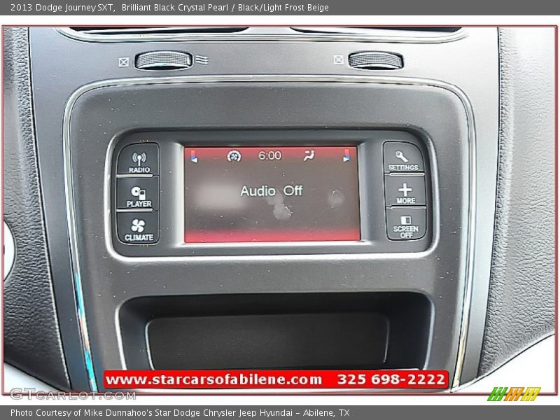 Brilliant Black Crystal Pearl / Black/Light Frost Beige 2013 Dodge Journey SXT