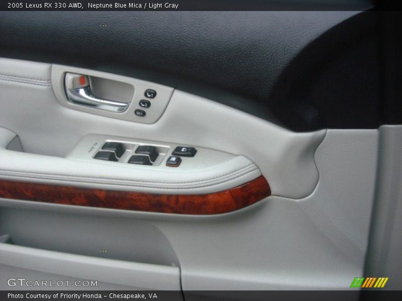 Neptune Blue Mica / Light Gray 2005 Lexus RX 330 AWD