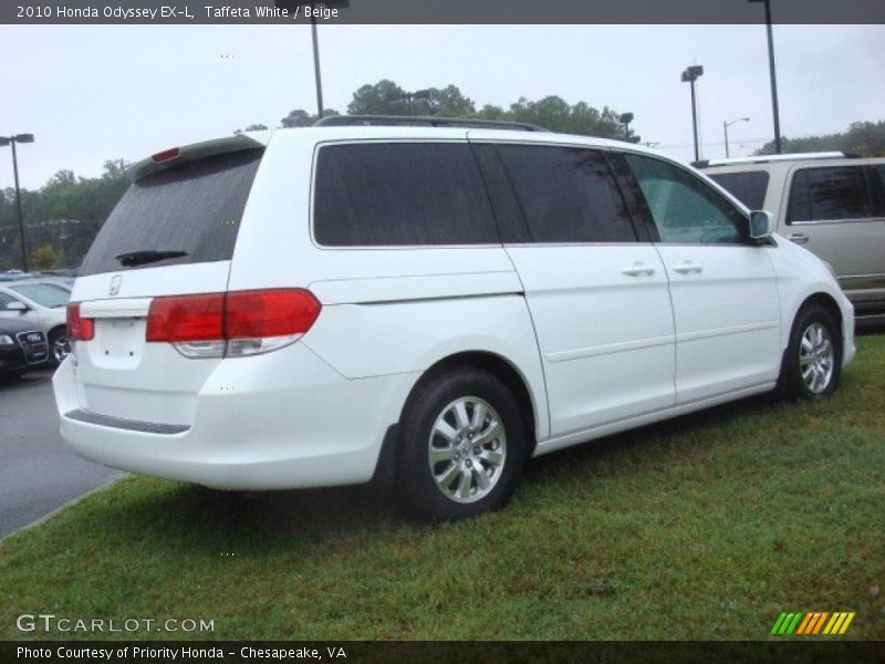 Taffeta White / Beige 2010 Honda Odyssey EX-L