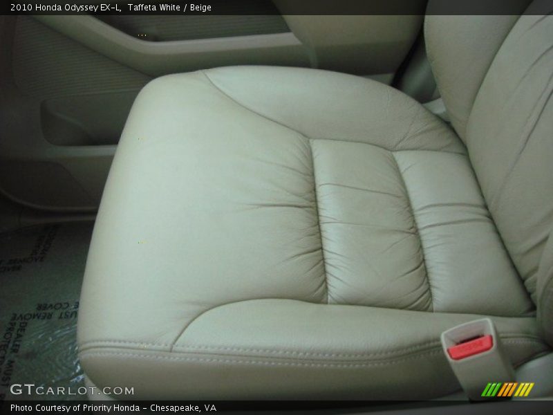 Taffeta White / Beige 2010 Honda Odyssey EX-L