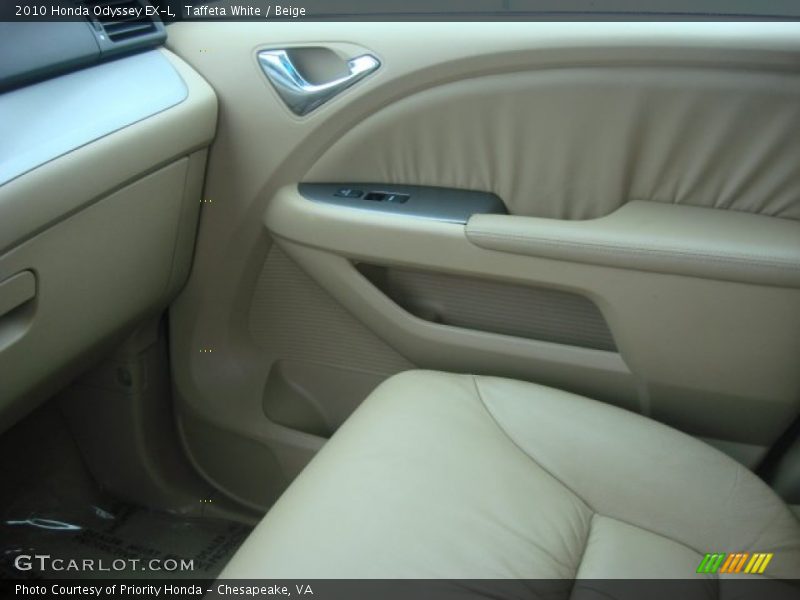 Taffeta White / Beige 2010 Honda Odyssey EX-L