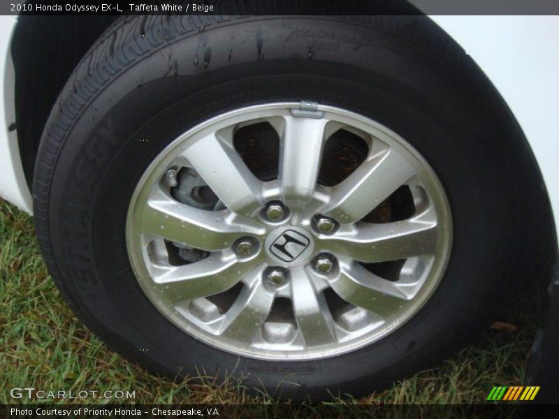 Taffeta White / Beige 2010 Honda Odyssey EX-L