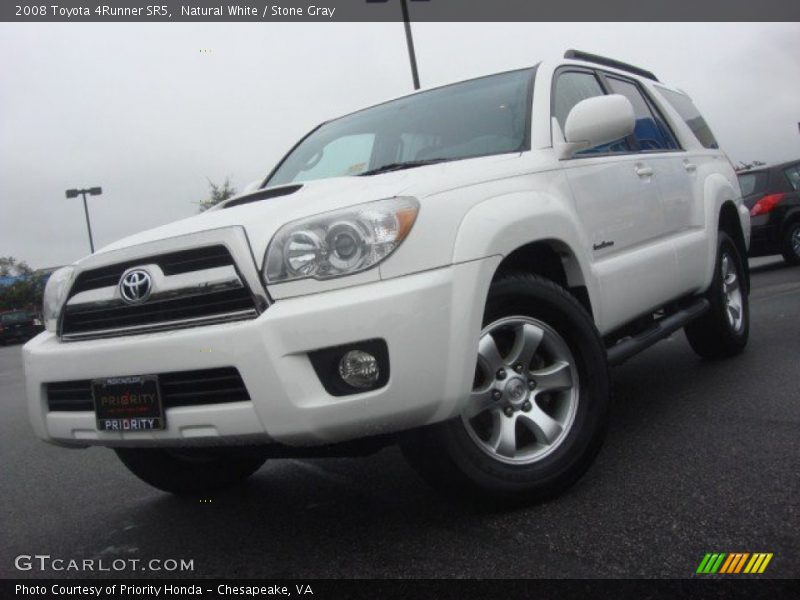 Natural White / Stone Gray 2008 Toyota 4Runner SR5