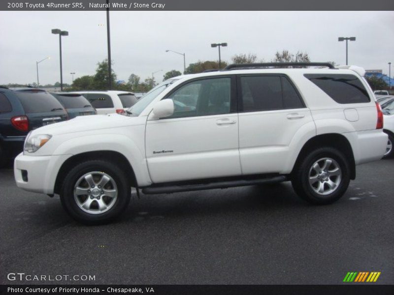 Natural White / Stone Gray 2008 Toyota 4Runner SR5