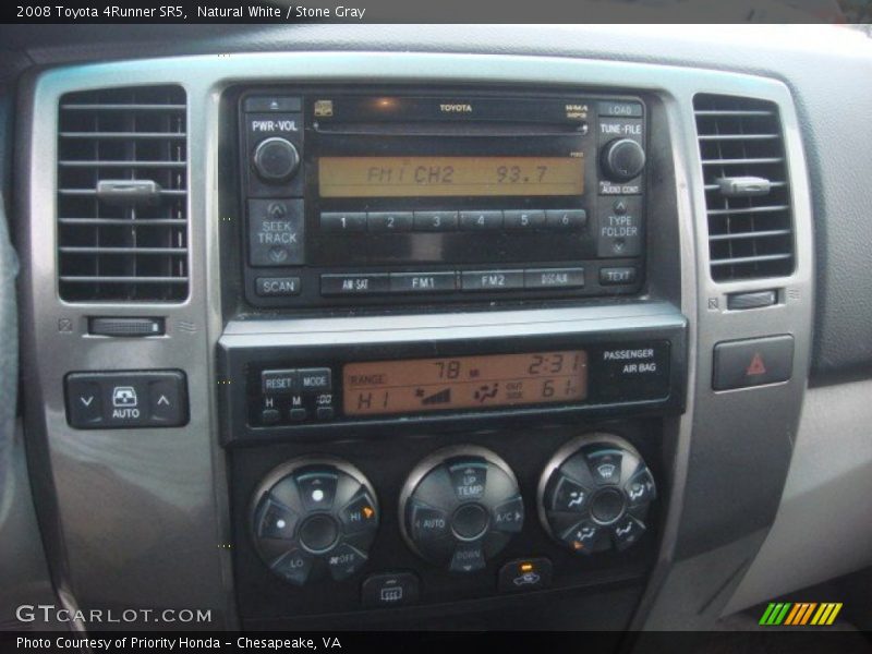 Natural White / Stone Gray 2008 Toyota 4Runner SR5