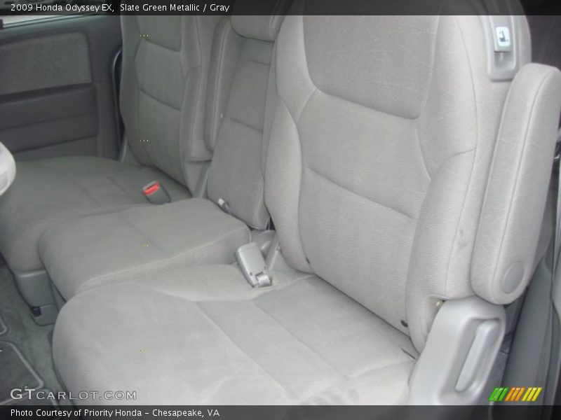 Slate Green Metallic / Gray 2009 Honda Odyssey EX