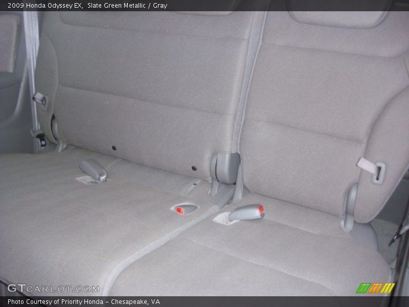 Slate Green Metallic / Gray 2009 Honda Odyssey EX
