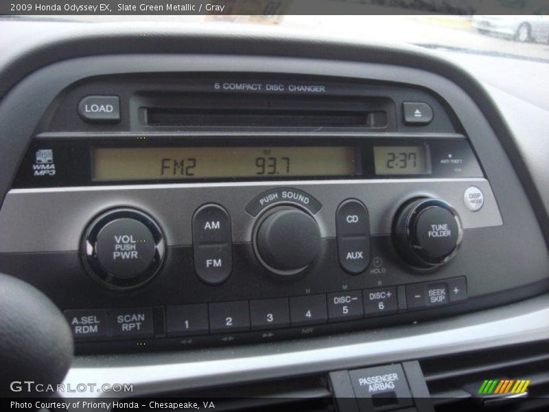 Controls of 2009 Odyssey EX
