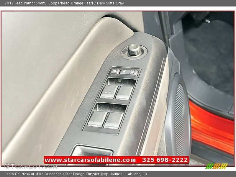 Copperhead Orange Pearl / Dark Slate Gray 2012 Jeep Patriot Sport