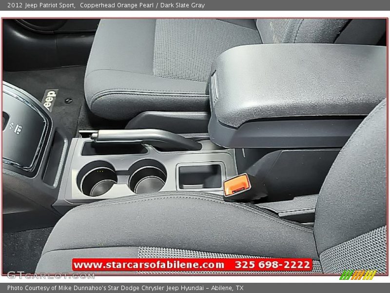 Copperhead Orange Pearl / Dark Slate Gray 2012 Jeep Patriot Sport