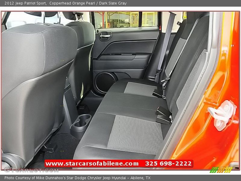 Copperhead Orange Pearl / Dark Slate Gray 2012 Jeep Patriot Sport