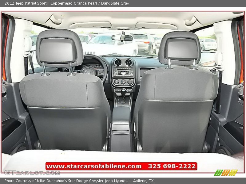 Copperhead Orange Pearl / Dark Slate Gray 2012 Jeep Patriot Sport