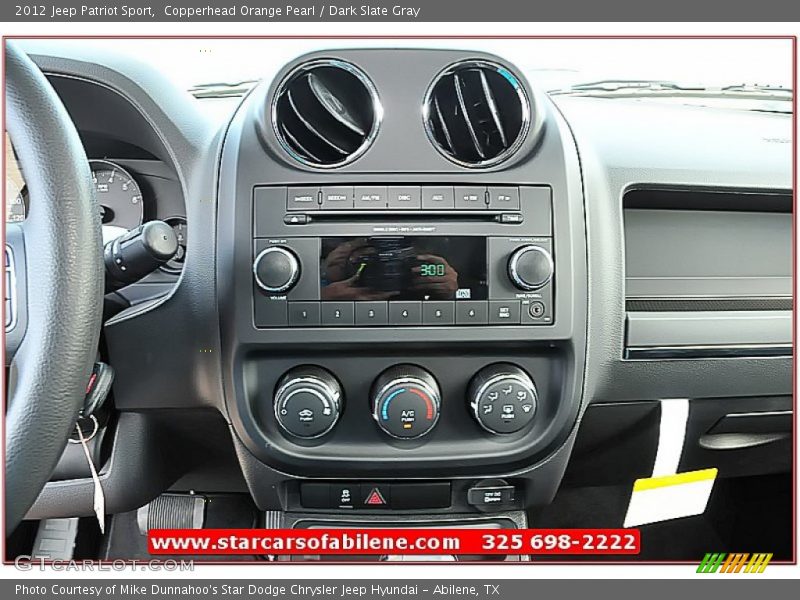 Copperhead Orange Pearl / Dark Slate Gray 2012 Jeep Patriot Sport