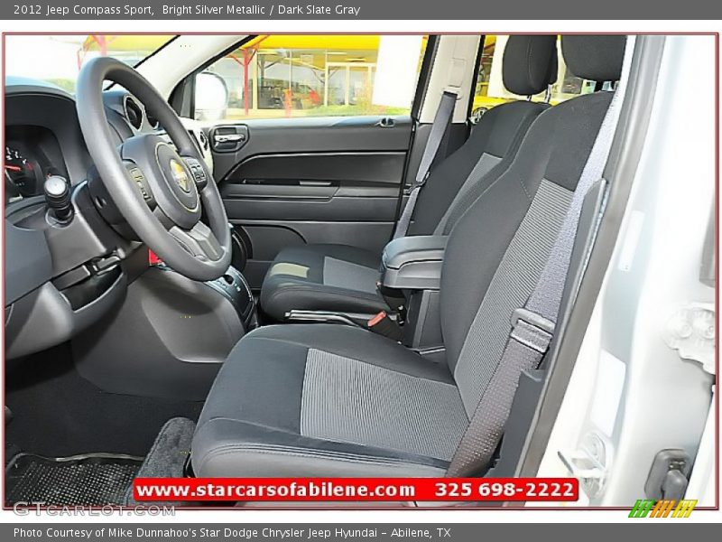 Bright Silver Metallic / Dark Slate Gray 2012 Jeep Compass Sport