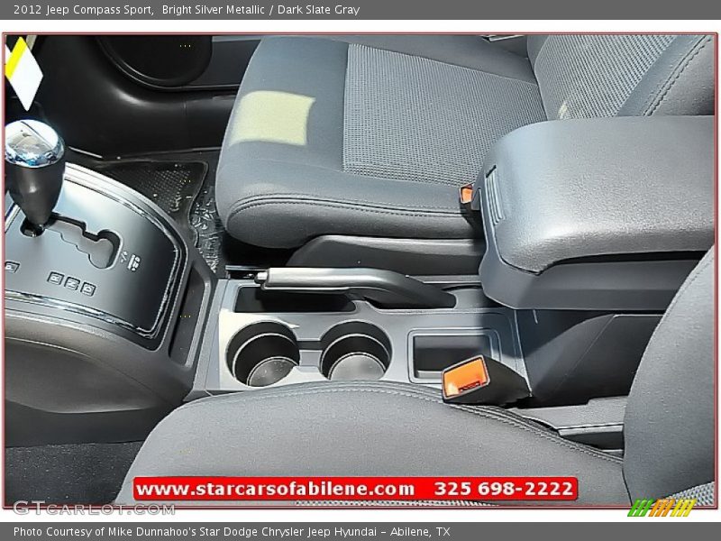 Bright Silver Metallic / Dark Slate Gray 2012 Jeep Compass Sport