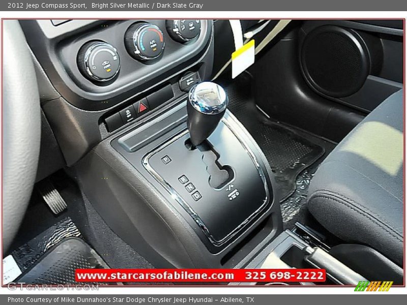 Bright Silver Metallic / Dark Slate Gray 2012 Jeep Compass Sport