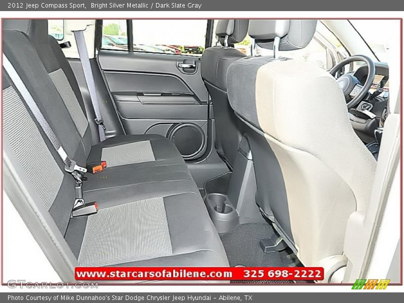 Bright Silver Metallic / Dark Slate Gray 2012 Jeep Compass Sport