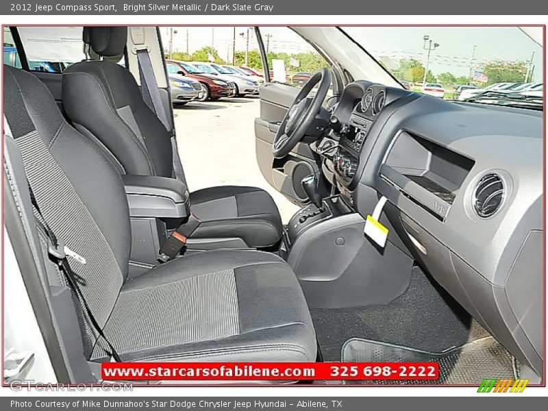 Bright Silver Metallic / Dark Slate Gray 2012 Jeep Compass Sport