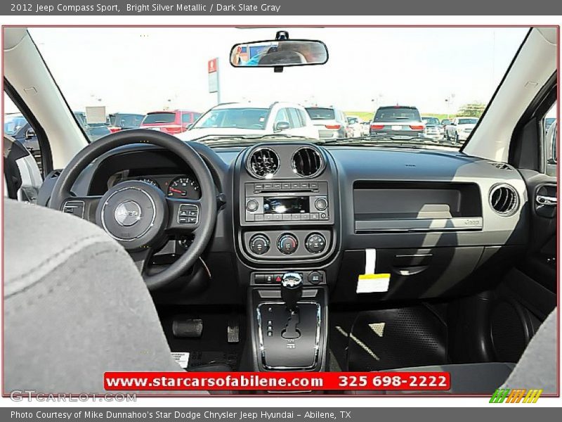 Bright Silver Metallic / Dark Slate Gray 2012 Jeep Compass Sport