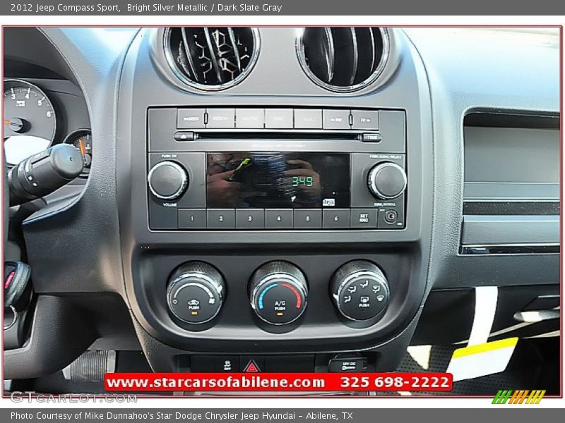 Bright Silver Metallic / Dark Slate Gray 2012 Jeep Compass Sport
