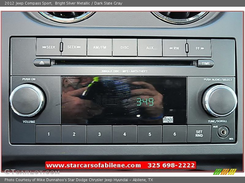 Bright Silver Metallic / Dark Slate Gray 2012 Jeep Compass Sport