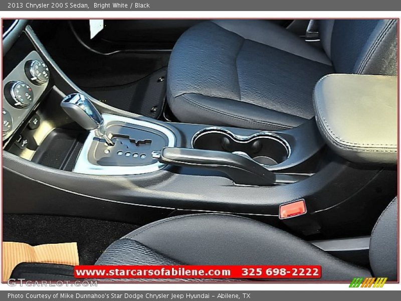 Bright White / Black 2013 Chrysler 200 S Sedan