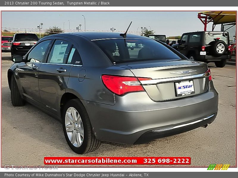 Tungsten Metallic / Black 2013 Chrysler 200 Touring Sedan