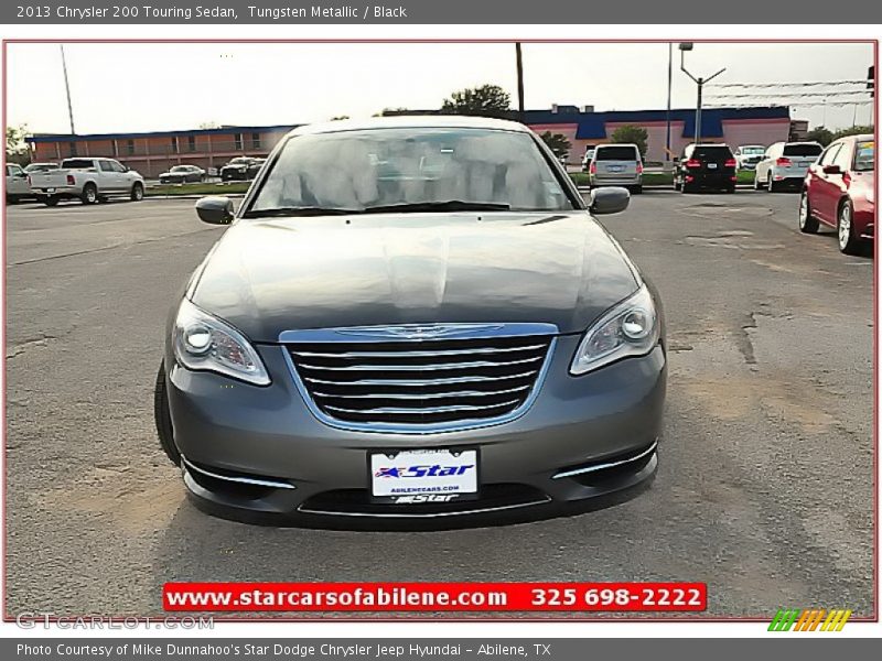 Tungsten Metallic / Black 2013 Chrysler 200 Touring Sedan
