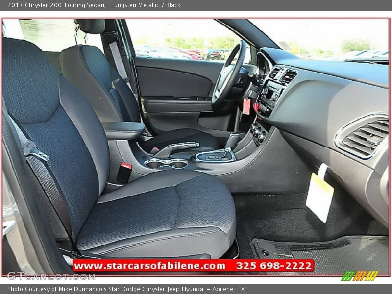 Tungsten Metallic / Black 2013 Chrysler 200 Touring Sedan