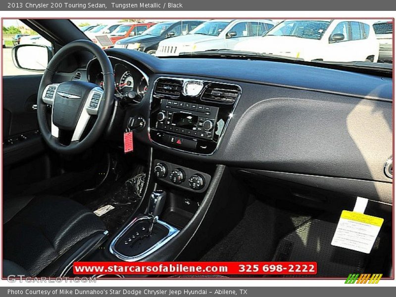 Tungsten Metallic / Black 2013 Chrysler 200 Touring Sedan