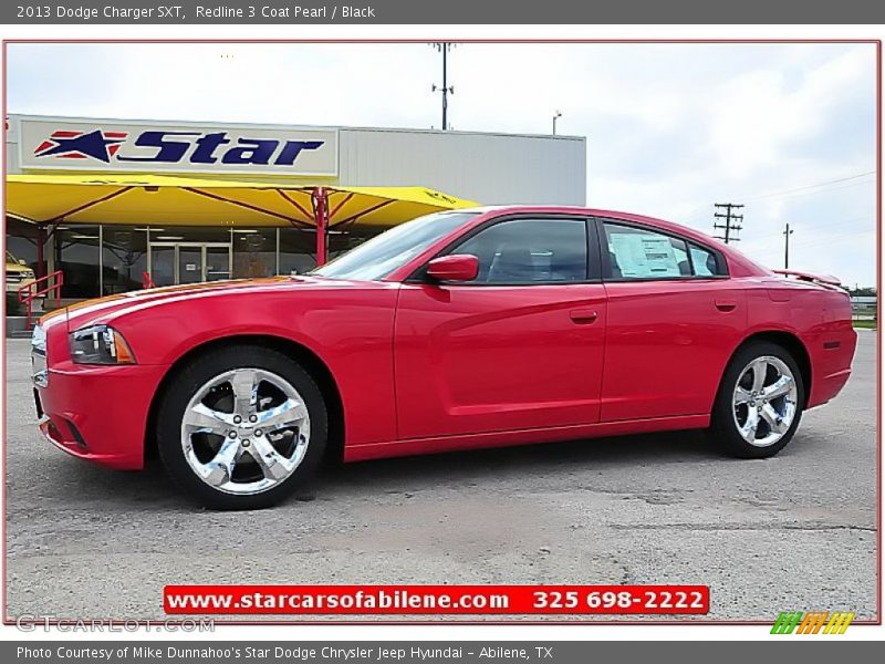 Redline 3 Coat Pearl / Black 2013 Dodge Charger SXT