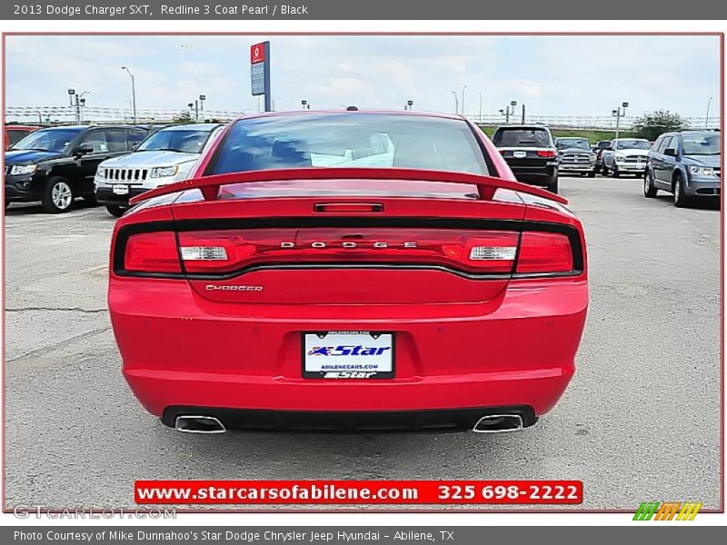 Redline 3 Coat Pearl / Black 2013 Dodge Charger SXT