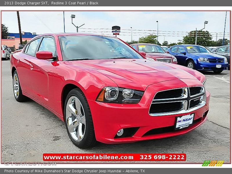 Redline 3 Coat Pearl / Black 2013 Dodge Charger SXT