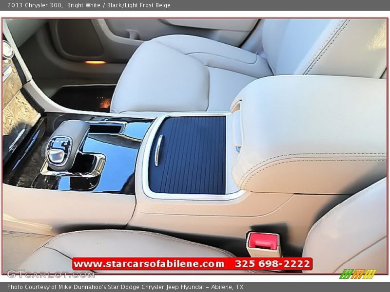 Bright White / Black/Light Frost Beige 2013 Chrysler 300